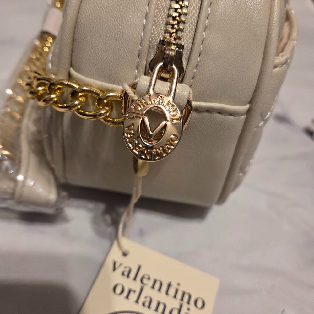 Valentino Orlandi Beige Rounded Camera Bag (Vegan Leather) #80 - Picture 7 of 7